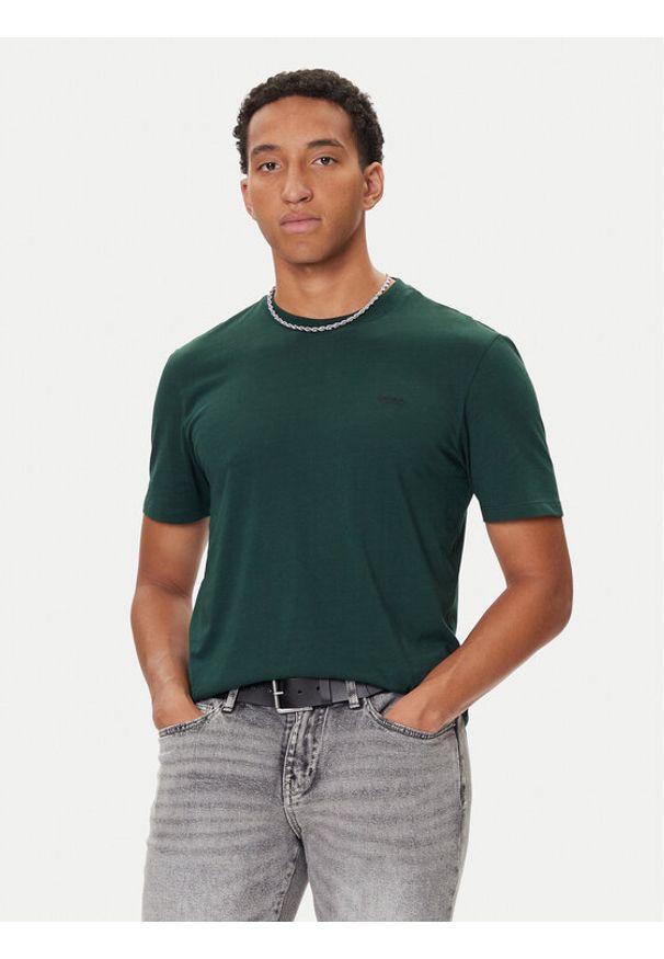 Hugo - HUGO T-Shirt Dero222 50466158 Zielony Regular Fit. Kolor: zielony. Materiał: bawełna