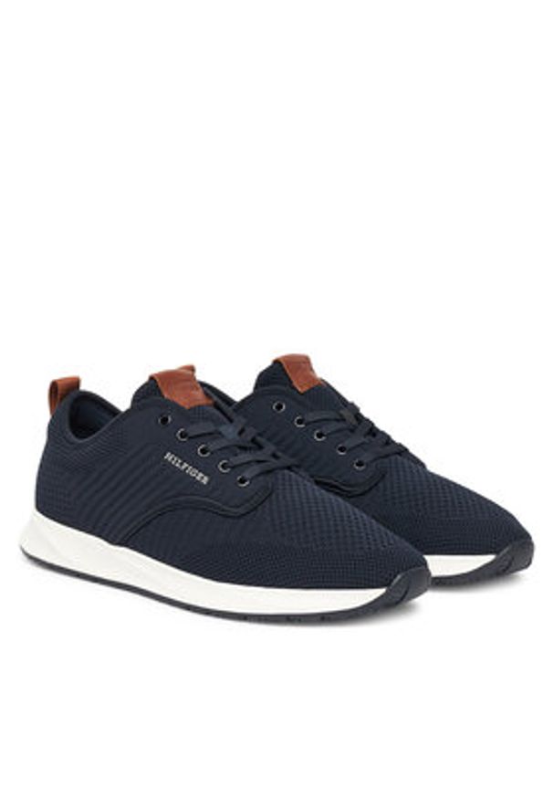 TOMMY HILFIGER - Tommy Hilfiger Sneakersy Newport 3D Premium FM0FM05527 Granatowy. Kolor: niebieski. Materiał: materiał