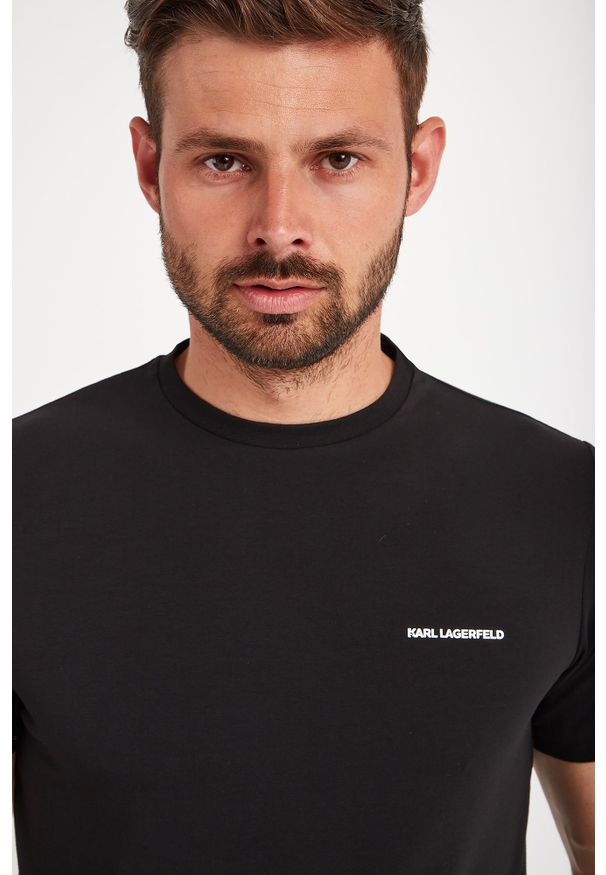Karl Lagerfeld - T-SHIRT KARL LAGERFELD. Materiał: guma. Wzór: napisy