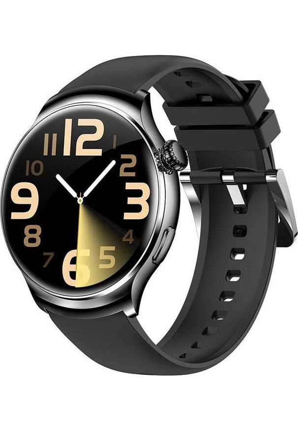 BlitzWolf - Smartwatch Blitzwolf BW-AT4 Czarny (BW-AT4 Black). Rodzaj zegarka: smartwatch. Kolor: czarny