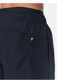 TOMMY HILFIGER - Tommy Hilfiger Szorty kąpielowe UM0UM03489 Granatowy Regular Fit. Kolor: niebieski. Materiał: syntetyk #3
