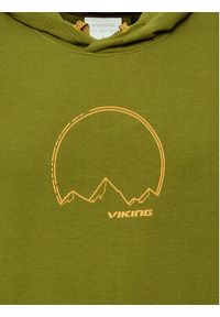 Viking Bluza Bamboo Panaka Hoodie Man 730/25/3888 Zielony Regular Fit. Kolor: zielony #7