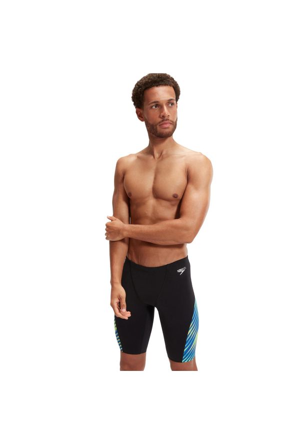 Kąpielówki męskie spodenki kąpielowe Speedo Allover V-Cut. Kolor: czarny, niebieski, wielokolorowy, zielony