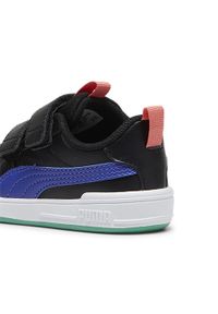 Puma - Niemowlęce buty sportowe Multiflex SL V PUMA Black Lapis Lazuli Blue. Kolor: wielokolorowy, czarny, niebieski