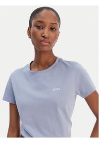 BOSS T-Shirt Esogo 50506973 Niebieski Slim Fit. Kolor: niebieski. Materiał: bawełna #3