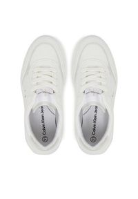 Calvin Klein Jeans Sneakersy V3A9-82021-1355X025 Biały. Kolor: biały. Materiał: skóra #4
