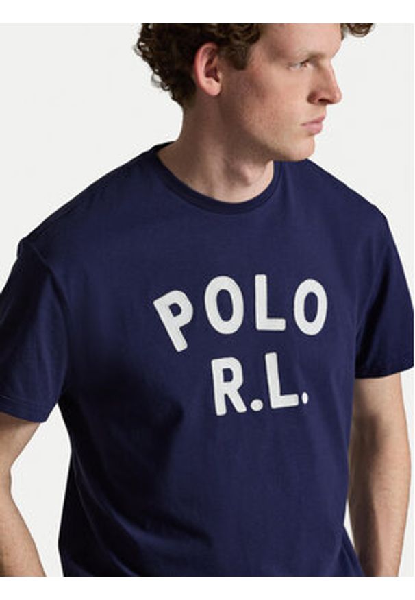 Polo Ralph Lauren T-Shirt 710B20222001 Granatowy Regular Fit. Typ kołnierza: polo. Kolor: niebieski. Materiał: bawełna