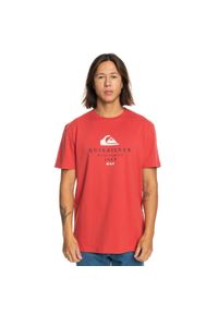 Quiksilver - Koszulka dla Mężczyzn FIRST FIRE Czerwony. Kolor: czerwony. Materiał: bawełna, materiał #1