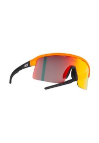 NEON - Okulary sportowe unisex Arrow 2.0 poliwęglan mirror, 100% ochrony UV. Kolor: pomarańczowy