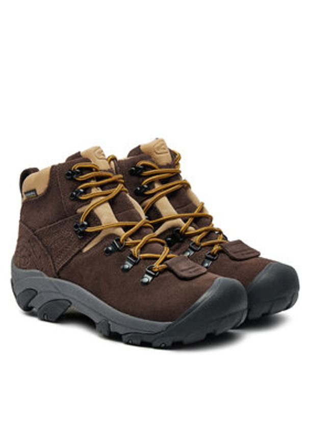 keen - Keen Trekkingi Pyrenees Waterproof Hiking Boot 1029722 Brązowy. Kolor: brązowy. Materiał: skóra, zamsz