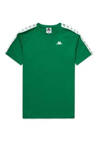 Koszulka Kappa Coen Slim 222 Banda. Kolor: wielokolorowy, biały, zielony. Sport: fitness #1