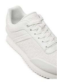 Calvin Klein Sneakersy Runner HW0HW02215 Biały. Kolor: biały. Materiał: skóra #6