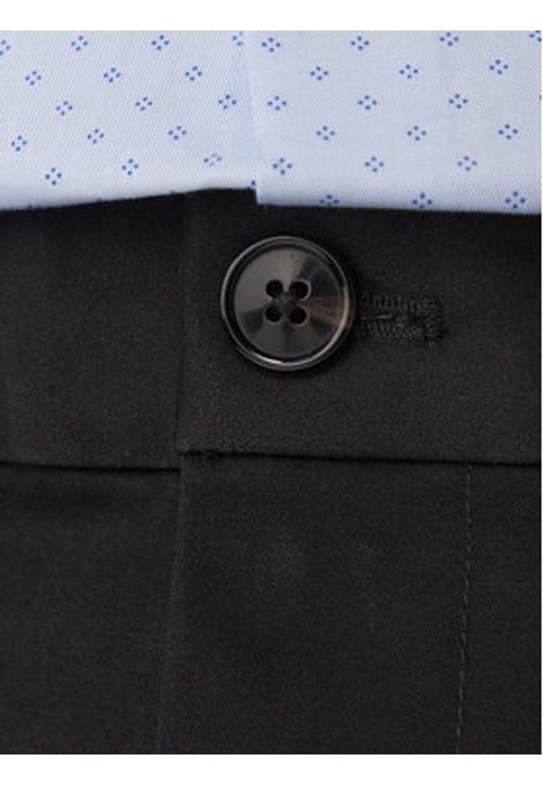 Calvin Klein Chinosy LV04LE612G Czarny Slim Fit. Kolor: czarny. Materiał: bawełna