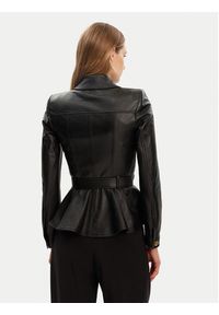 Elisabetta Franchi Kurtka skórzana GD-46Z-51E2-V1300 Czarny Regular Fit. Kolor: czarny. Materiał: skóra #6