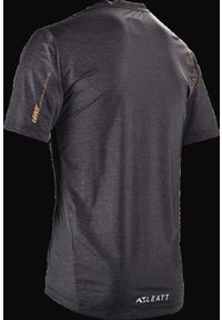 Koszulka rowerowa LEATT Jersey MTB Trail 1.0 X-Flow. Kolor: czarny. Materiał: jersey