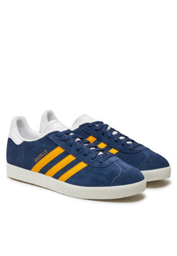 Adidas - adidas Sneakersy Gazelle IG2094 Granatowy. Kolor: niebieski. Materiał: zamsz, skóra. Model: Adidas Gazelle