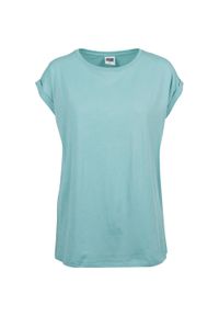 Urban Classics - Koszulka Damska Z Rozszerzonym Ramieniem. Kolor: zielony. Sport: turystyka piesza #1