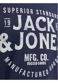 Jack & Jones - Jack&Jones T-Shirt Jeans 12256779 Granatowy Standard Fit. Kolor: niebieski. Materiał: bawełna #6