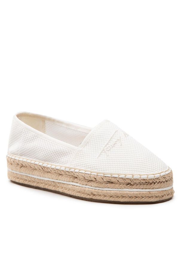 TOMMY HILFIGER - Espadryle Tommy Hilfiger. Kolor: biały