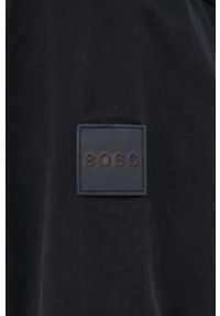 BOSS - Boss Koszula Casual męska kolor czarny regular. Okazja: na co dzień. Kolor: czarny. Materiał: tkanina. Długość rękawa: długi rękaw. Długość: długie. Styl: casual