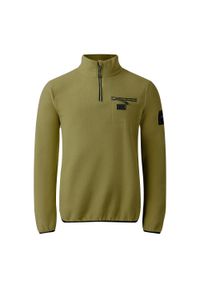 DARE 2B - Polarowy Top Męska Z Górą Affinity. Kolor: zielony. Materiał: polar. Sezon: zima. Sport: turystyka piesza #1