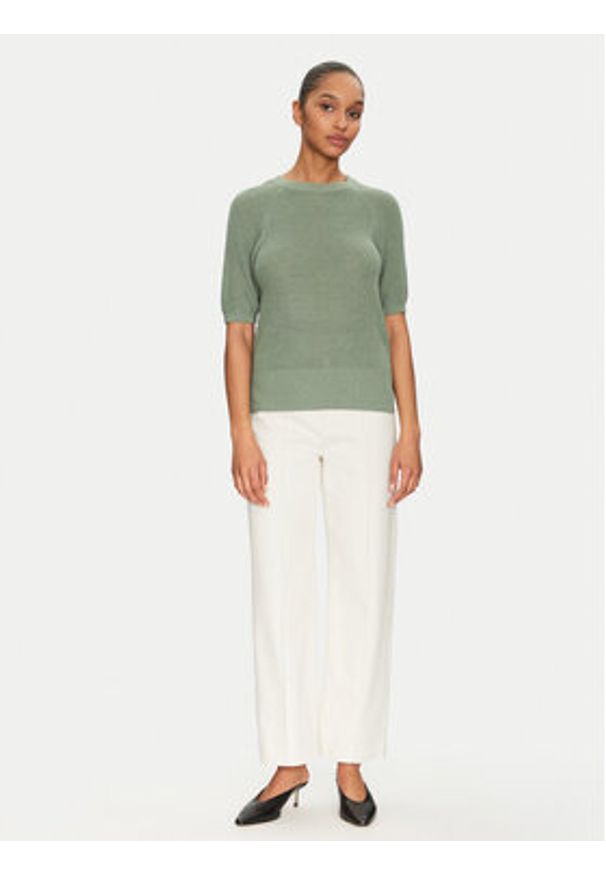 only - ONLY Sweter Lecia 15339541 Zielony Regular Fit. Kolor: zielony. Materiał: wiskoza