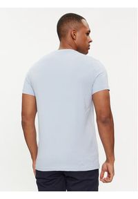 Calvin Klein T-Shirt K10K112724 Błękitny Slim Fit. Kolor: niebieski. Materiał: bawełna #5