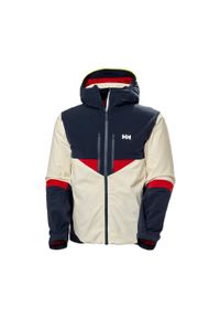 Kurtka narciarska z kapturem Helly Hansen Kvitfjell Race Ins. Typ kołnierza: kaptur. Kolor: wielokolorowy, biały, beżowy. Sezon: zima. Sport: narciarstwo #1
