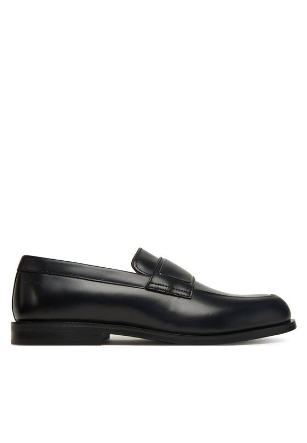 Calvin Klein Półbuty Ess Rubber Band Loafer Lth HM0HM01923 Czarny. Kolor: czarny. Materiał: skóra