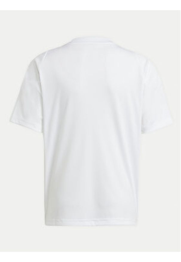 Adidas - adidas T-Shirt Messi Training JI5460 Biały Regular Fit. Kolor: biały. Materiał: syntetyk