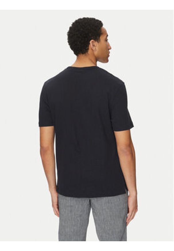 BOSS T-Shirt H-Taut 28 50537498 Granatowy Regular Fit. Kolor: niebieski. Materiał: bawełna