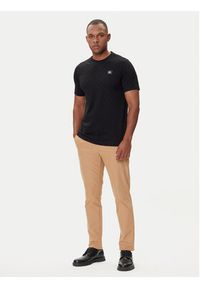 Karl Lagerfeld - KARL LAGERFELD T-Shirt 755004 554201 Czarny Regular Fit. Typ kołnierza: dekolt w karo. Kolor: czarny. Materiał: bawełna #2