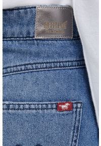 Mustang Spódnica jeansowa mini prosta. Okazja: na co dzień. Kolor: niebieski. Materiał: jeans. Styl: casual #2