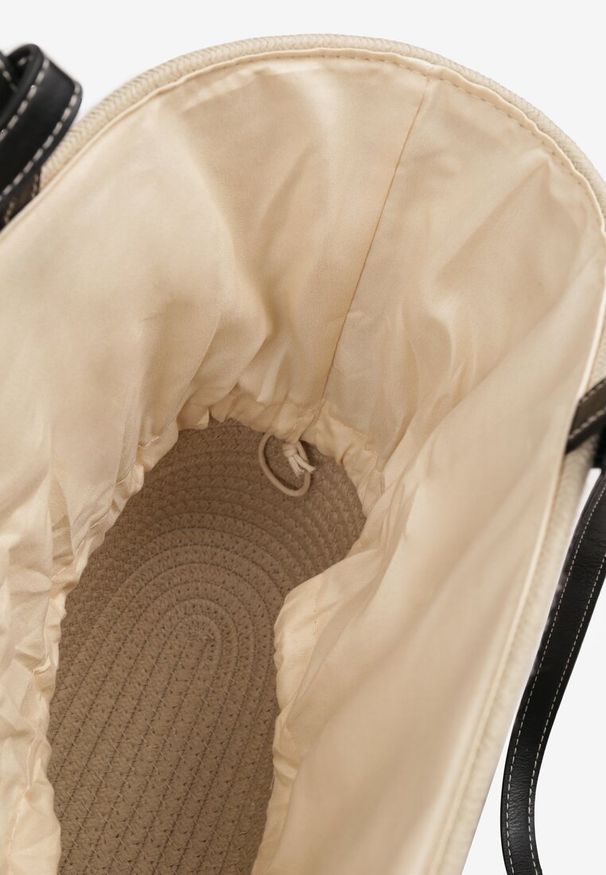 Renee - Beżowa Szydełkowa Torebka Typu Shopper z Bawełny Mevonna. Kolor: beżowy. Sezon: lato. Rozmiar: duże. Styl: elegancki, casual