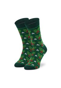 Rainbow Socks Zestaw 3 par wysokich skarpet unisex Xmas Socks Box Stripes Pak 3 Zielony. Kolor: zielony. Materiał: materiał #4
