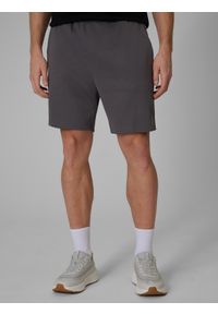 4f - 4F Spodenki dresowe męskie - szare L. Kolor: szary. Materiał: dresówka. Sezon: lato #2