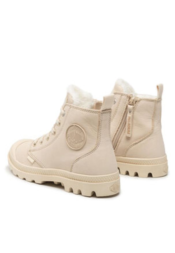 Palladium Trapery Pampa Hi Zip Wl 95982-217-M Beżowy. Kolor: beżowy. Materiał: nubuk, skóra