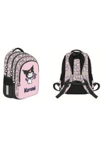 NoName - Plecak 4 komorowy Kuromi pink