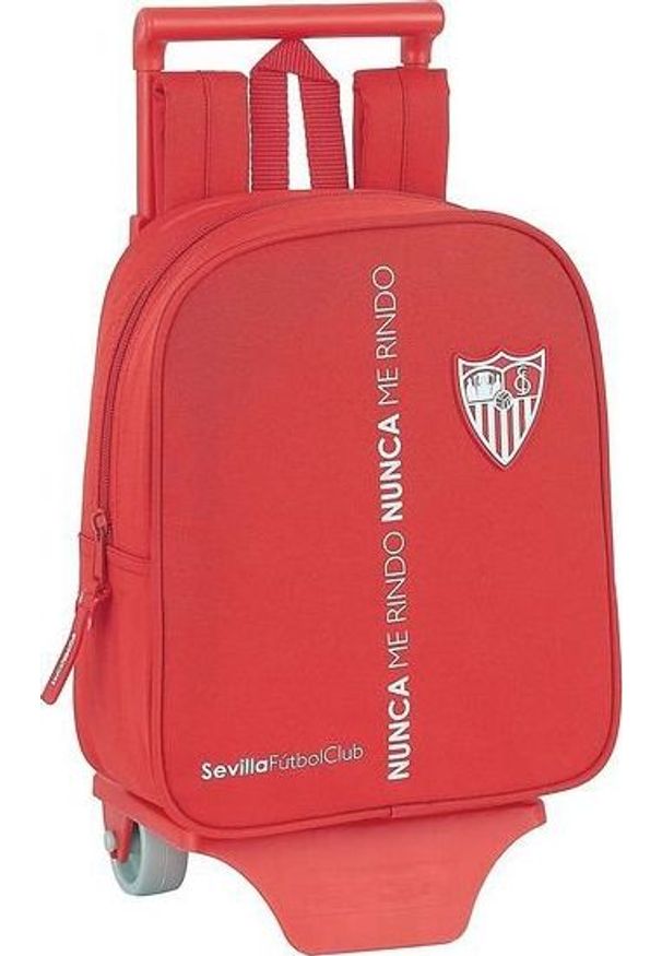 Sevilla FC Torba szkolna z kółkami 805 Sevilla Ftbol Club Czerwony. Kolor: czerwony