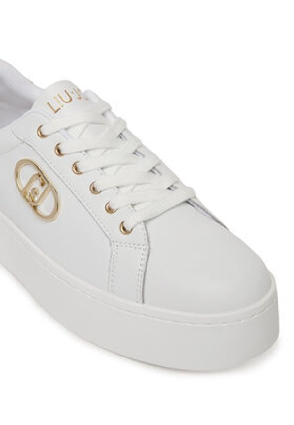 Liu Jo Sneakersy Pretty 06 BA5021 P0102 Biały. Kolor: biały. Materiał: skóra