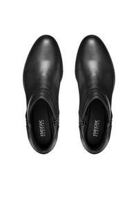 Geox Botki D Felicity D46G1B 04304 C9999 Czarny. Kolor: czarny. Materiał: skóra #6
