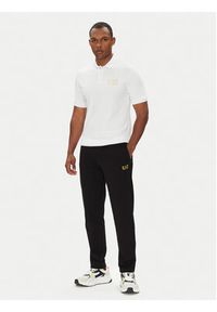 EA7 Emporio Armani Polo 7M000300 AF13739 U0002 Biały Slim Fit. Typ kołnierza: polo. Kolor: biały. Materiał: wiskoza #4