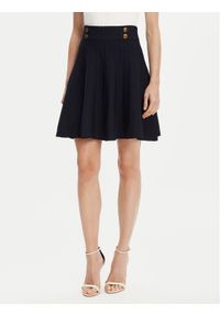 Guess Spódnica mini W5YD65 Z0130 Granatowy Regular Fit. Kolor: niebieski. Materiał: wiskoza