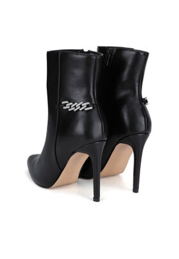 DeeZee Botki WYL3588-8 Czarny. Kolor: czarny. Materiał: materiał