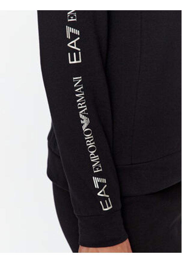 EA7 Emporio Armani Bluza 6RTM09 TJPLZ 0200 Czarny Regular Fit. Kolor: czarny. Materiał: bawełna