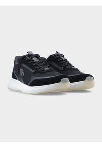 4f - Buty sneakersy ALL-YEAR z wkładką Ortholite damskie - czarne. Kolor: czarny. Materiał: materiał, nylon, skóra, guma. Szerokość cholewki: normalna