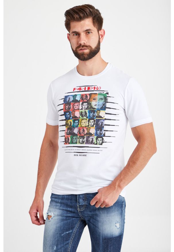 Frankie Morello - T-SHIRT FRANKIE MORELLO. Styl: elegancki