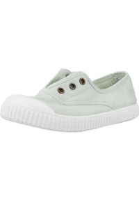 Buty VICTORIA 06627 Zielony. Kolor: pomarańczowy, zielony, wielokolorowy. Materiał: tkanina. Sport: turystyka piesza