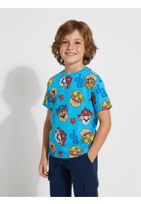 Sinsay - Bawełniana koszulka ze wzorkiem Paw Patrol - wielobarwny. Materiał: bawełna