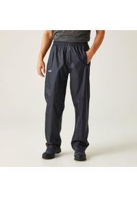 Stormbreak Regatta męskie turystyczne spodnie przeciwdeszczowe. Kolor: niebieski. Materiał: poliester. Sezon: lato. Sport: turystyka piesza #1